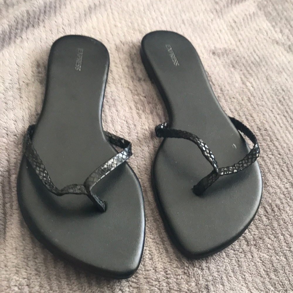 Black Express sandals